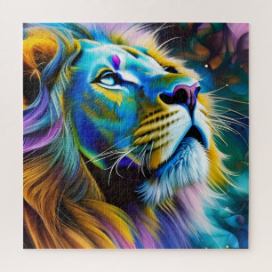 The Lion, King Of All Cats Jigsaw Puzzle