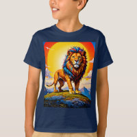 The lion king on the mountain