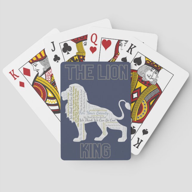 The Lion KIng Playing Cards (Back)
