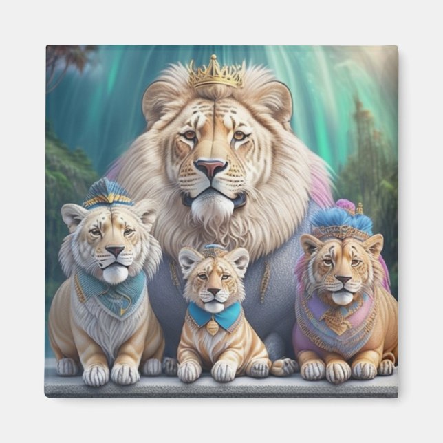 The Lion King Royal Family of the Jungle Magnet (Front)