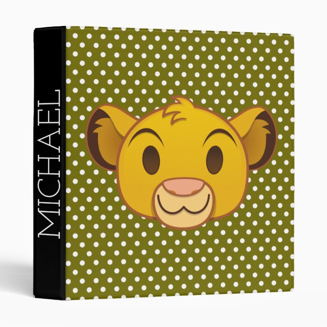 The Lion King | Simba Emoji Binder (Front/Spine)