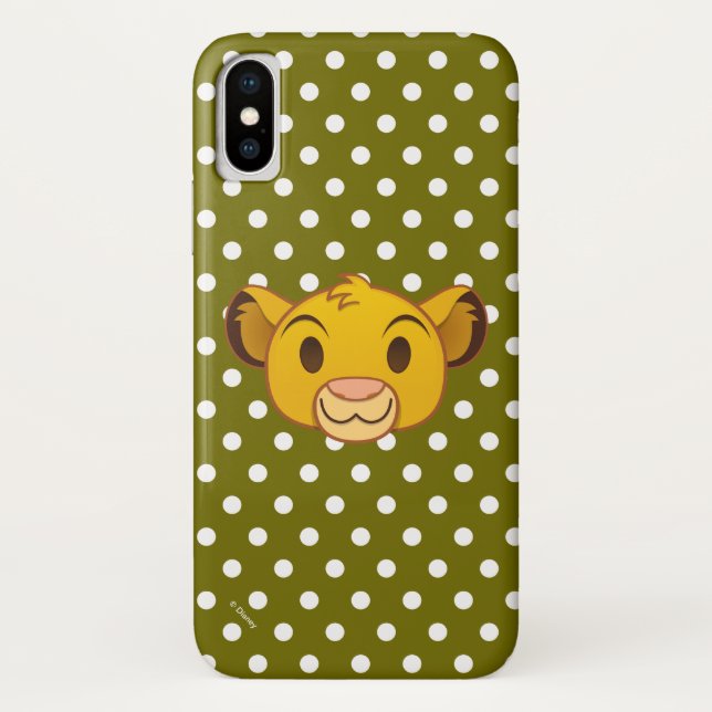 The Lion King | Simba Emoji Case-Mate iPhone Case (Back)