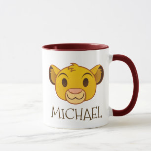 The Lion King Simba Emoji Mug