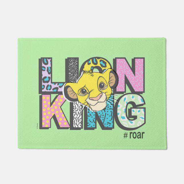 The Lion King | Simba #Roar Doormat (Front)