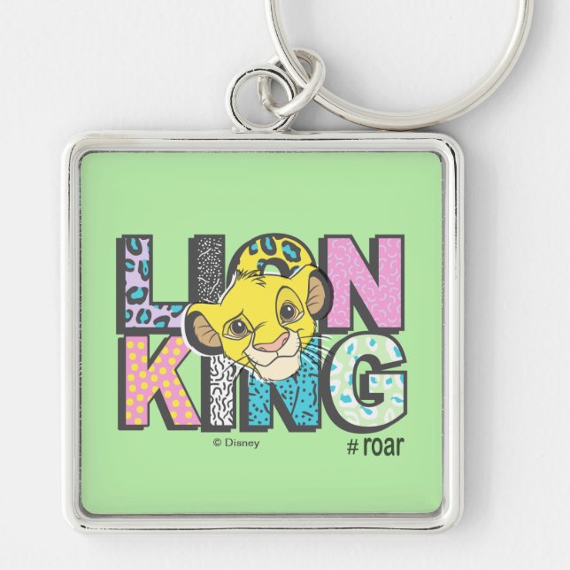 The Lion King | Simba #Roar Keychain (Front)
