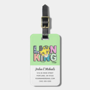 The Lion King Simba #Roar Luggage Tag