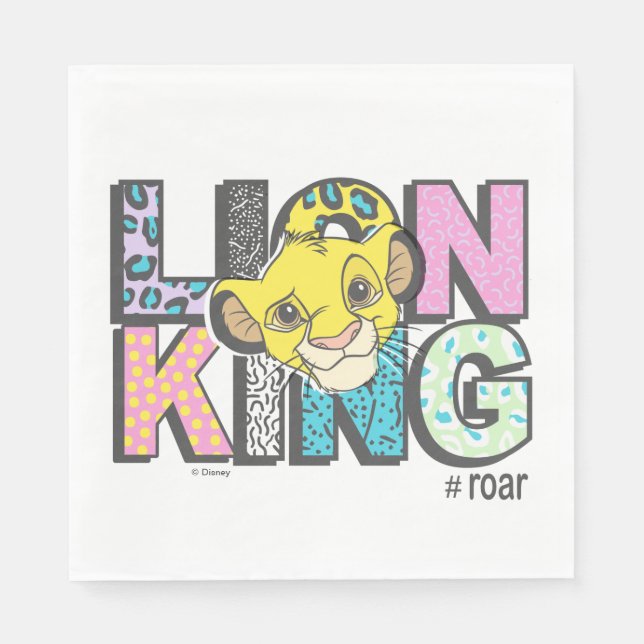 The Lion King | Simba #Roar Napkin (Front)