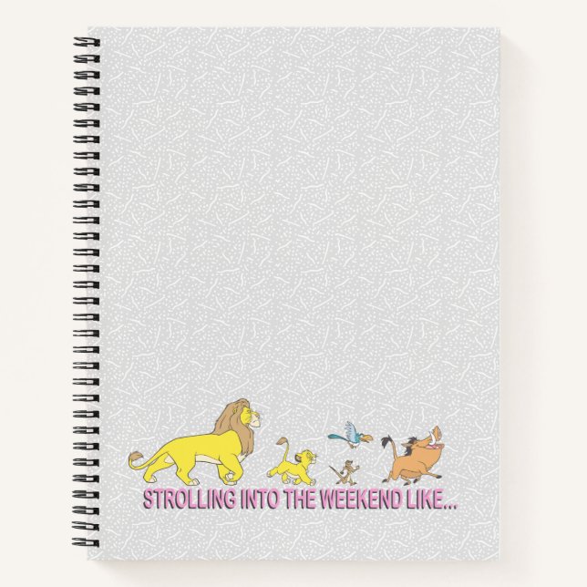 The Lion King | Strolling into the Weekend Notebook (Front)