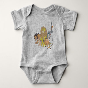 The Lion King Title & Characters Baby Bodysuit
