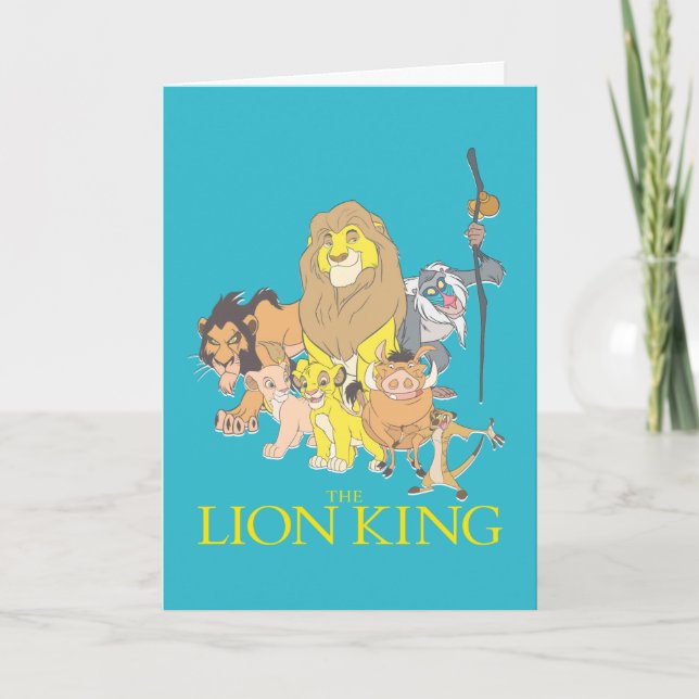 The Lion King | Title & Characters Card (Front)