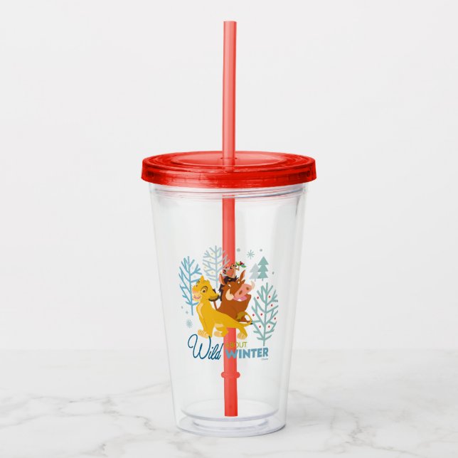 The Lion King | Wild About Winter Acrylic Tumbler (Front)