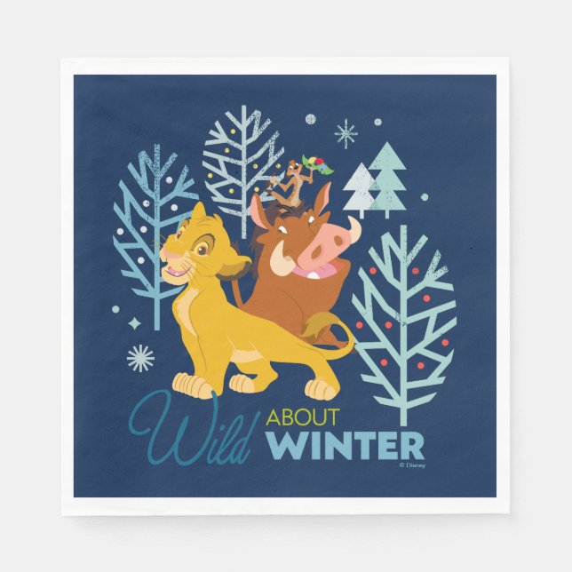 The Lion King | Wild About Winter Napkin (Front)