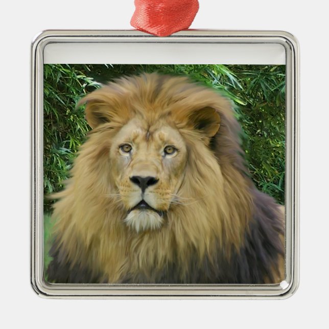 The Lion Metal Ornament (Front)