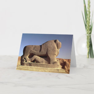 The Lion of Babylon Card