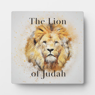 The Lion of Judah Coffee Table Easel Plaque