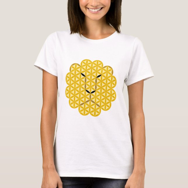The Lion of Life - Alpha Male- 03, Sacred Animals. T-Shirt (Front)