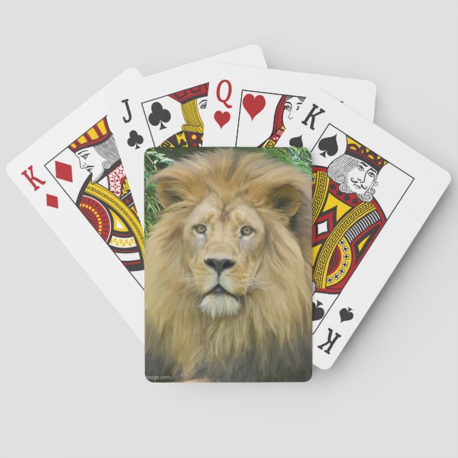 The Lion Playing Cards (Back)