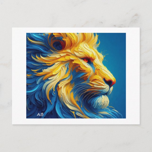 The Lion,  Postcard (Front)