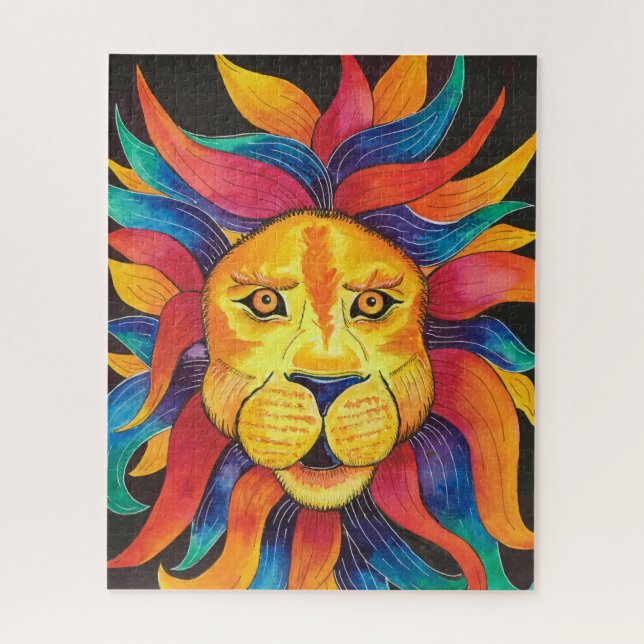 The Lion Puzzle (Vertical)