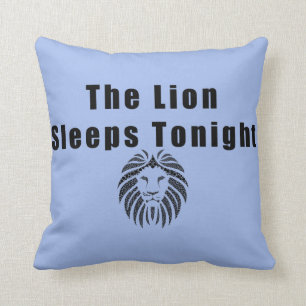 The Lion Sleeps Tonight Golden Oldies Song Titles Throw Pillow