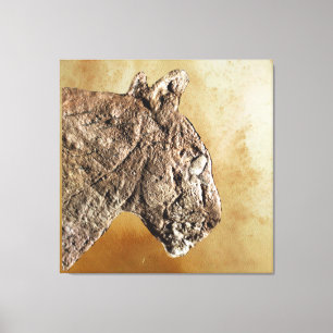 The Lioness of Les Combarelles Canvas Print