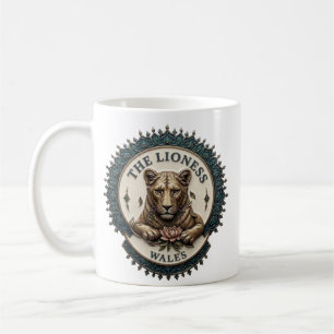The Lioness. Wales Coffee Mug