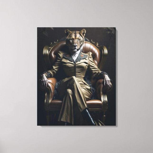The Lioness's Mafia Canvas Print (Front)