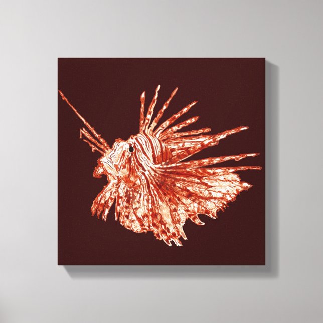 The Lionfish Canvas Print (Front)