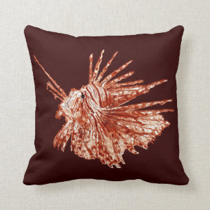 The Lionfish Throw Pillow