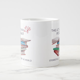 The Literary Life Jumbo Mug