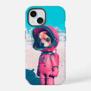 The Little Astronaut Dog 3D Art iPhone / iPad case