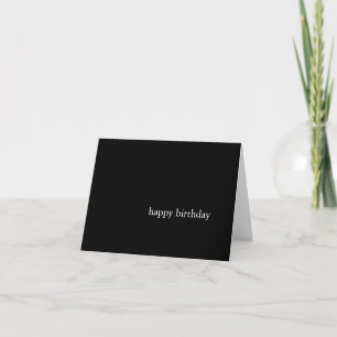 the little black card—classic edition. card
