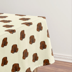 The Little Brown Dog Tablecloth