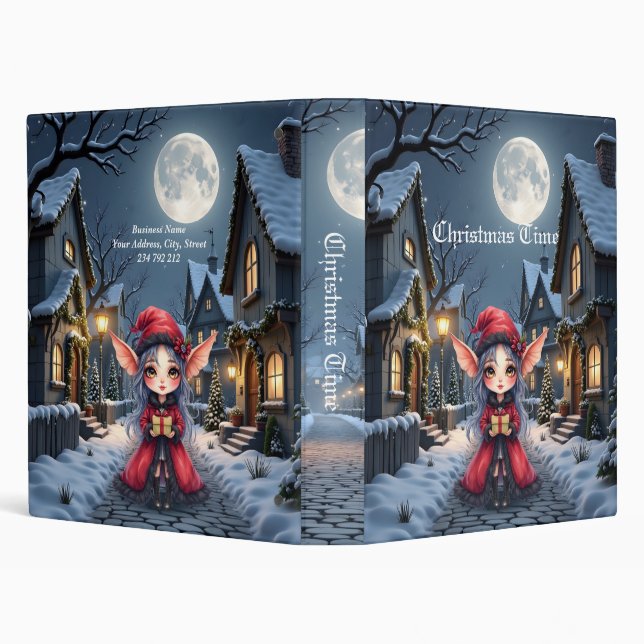 The Little Christmas Messenger.  Binder (Background)