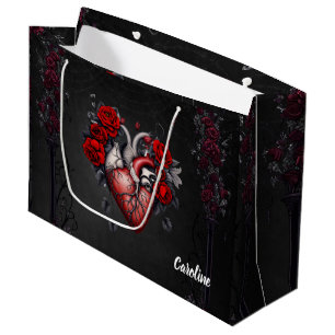 The little dark elves celebrate Christmas Large Gift Bag