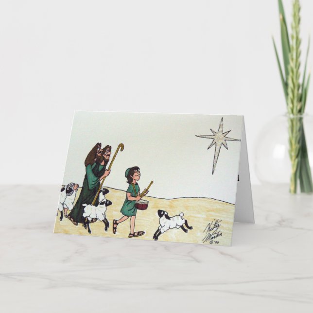 The Little Drummer Boy Holiday Card (Front)