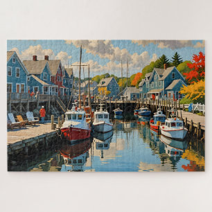 The Little Fishing Village Jigsaw Puzzle