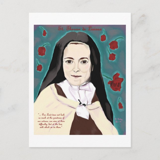 The Little Flower postcard (Front)