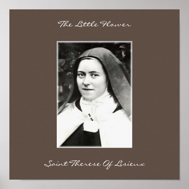 THE LITTLE FLOWER SAINT THERESE OF LISIEUX POSTER (Front)
