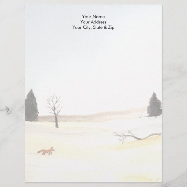 The Little Fox Letterhead (Front)