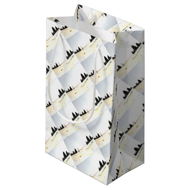 The Little Fox Small Gift Bag (Front Angled)