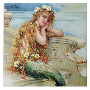 “The Little Mermaid” by E S Hardy Tile