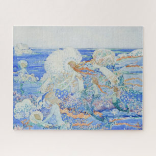 The Little Mermaid - Mermaids Playing in the Surf Jigsaw Puzzle