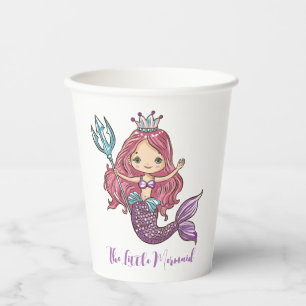 The Little Mermaid Paper Cups