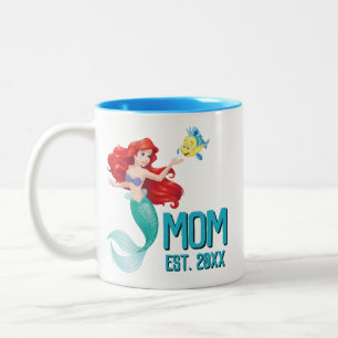 The Little Mermaid   Summer Baby Shower  Two-Tone Coffee Mug