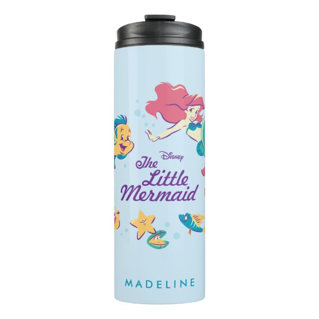 The Little Mermaid & the Sea Thermal Tumbler (Front)