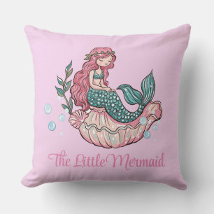 The Little Mermaid Throw Pillow