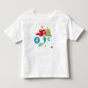 The Little Mermaid Under the Sea Girls Birthday Toddler T-shirt