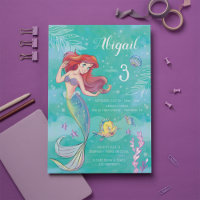 The Little Mermaid | Watercolor Birthday
