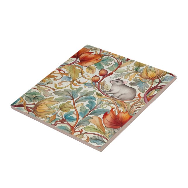 The little mouse on the leaves tile (Side)